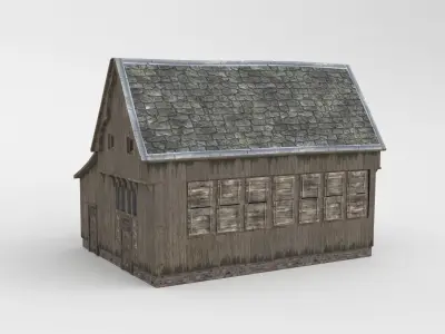 Medieval House Free 3D model