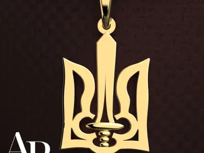 Ukrainian Trident 3D print model