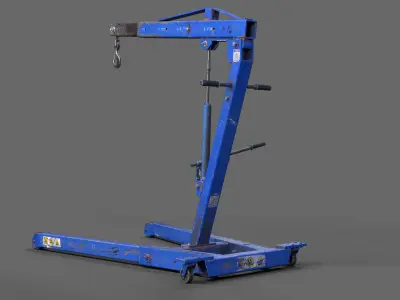 Crane engine 3D model