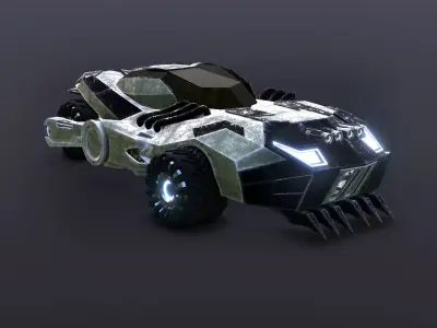Game Car Low poly Low-poly 3D model