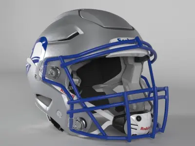 SEATTLE SEAHAWKS Helmet Football NFC WEST PBR updated 2025 3D model