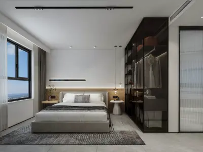 bedroom 3D model purchase