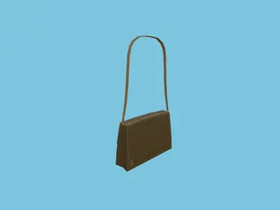 Luxury Female Bag - Character Fashion Design Low-poly 3D model