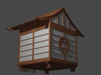 Japanese Building 3D model