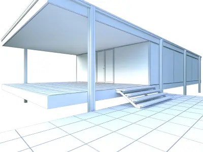 Farnsworth House 3D model