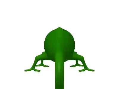 Chameleon Cartoon 3D model