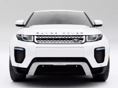 Land Rover Range Rover Evoque Coupe 2015 Low-poly 3D model