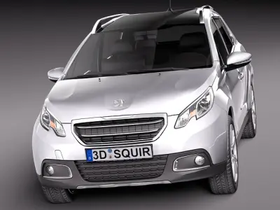 Peugeot 2008 - 2014 3D model