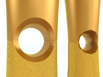 Beach Volleyball World Championship Cup low poly Low-poly 3D model