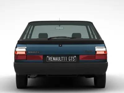 Renault 11 Turbo 1986 3D model