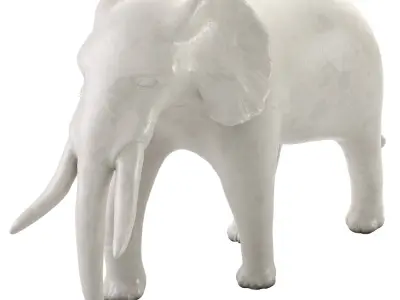 Elephant figurine 3D model