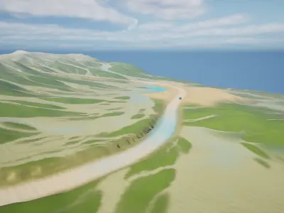 Free Terrain  001 Free 3D model