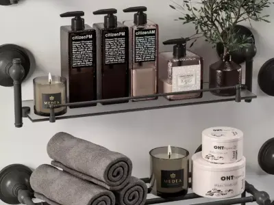 Bathroom Accessories 3D model