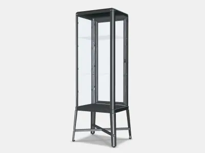 FABRIKOR Glass-door cabinet 2 3D model