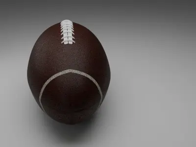 NFL football 3D 3D model