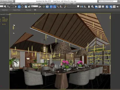 Hotel room  3D model