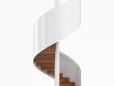 Spiral staircase 6 3D model
