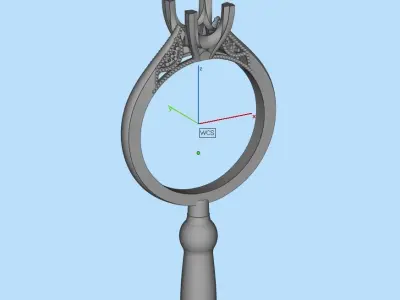 gold ring code 33 3D print model
