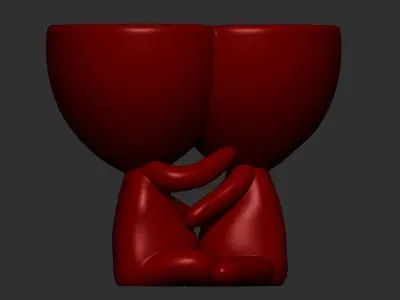 ROBERT PLANT VASE LOVELY Free 3D print model