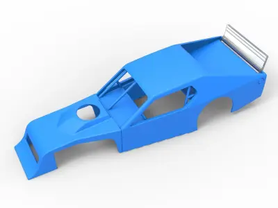 Shell of Asphalt Modified stock car V1 Scale 1 to 25 3D print model