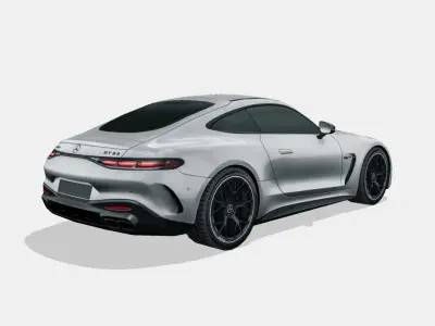 Mercedes-Benz AMG GT 2024 Low-poly 3D model