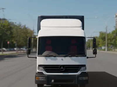 truck mercedes 3D model