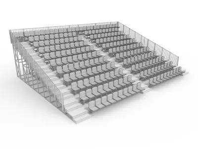 Bleachers 7 3D model