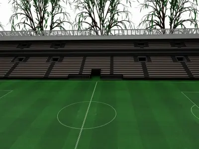 Soccer Stadium 3D model buy