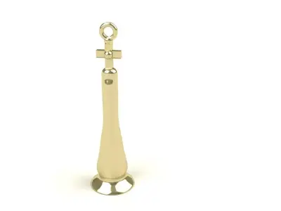 King Pendant Gold Silver Platinum Luxury Jewelry  3D print model