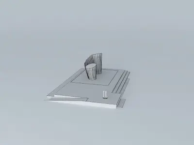 Monument to soldiers of Homeland war Free 3D model