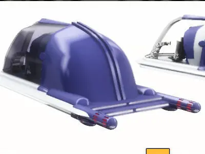 Xyff Sci-Fi City Speeder C 40 3D model