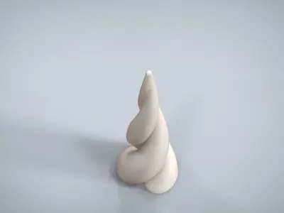 Candle Geometric forme 3D print model