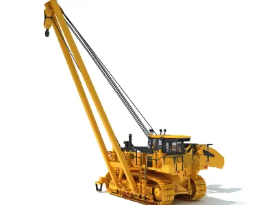 Track Dozer Pipelayer 3D model