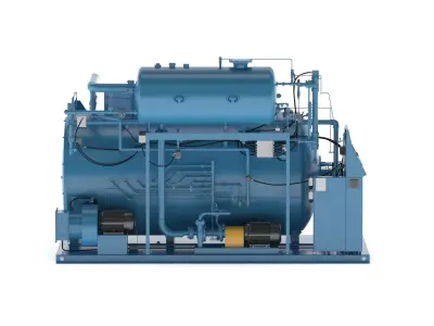 Steam Boiler 3D model