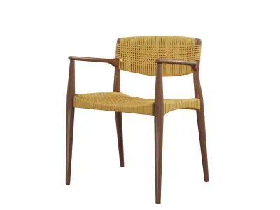 Wood chair 3D model