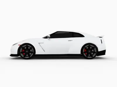 Nissan Gtr sport car 3D model