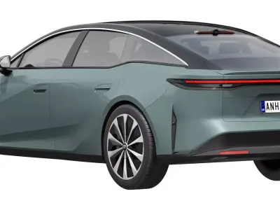 Toyota bZ7 2026 3D model