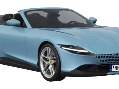 Ferrari Roma Spider 3D model