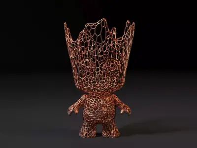 Baby Groot 3D print model