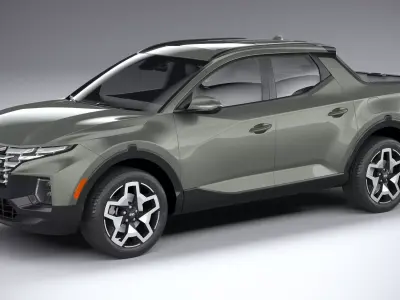 Hyundai Santa Cruz 2022 3D model