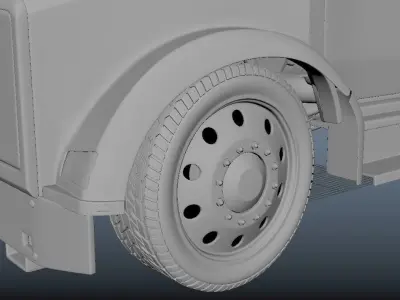 Kenworth T880  Low-poly 3D model