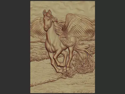 Pegasus 3D print model