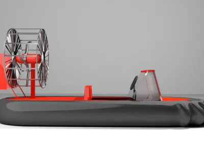 Hovercraft - Racing 3D model