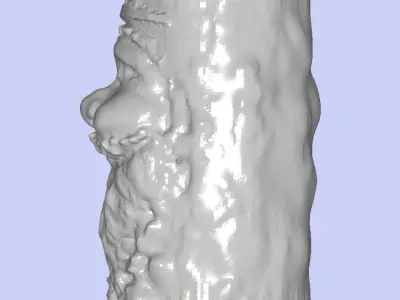 MakeIT Trunk With Face Decoration Piece  3D model