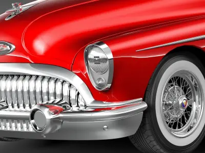 Buick Skylark Convertible 1953 3D model