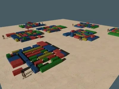 PUBG GEORGOPOOL 3D MODEL Low-poly 3D model