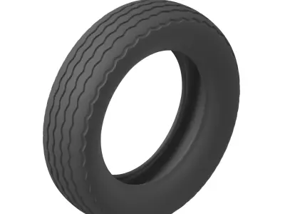 Plastic Exquisite Automotive Tyre Toy 3D model