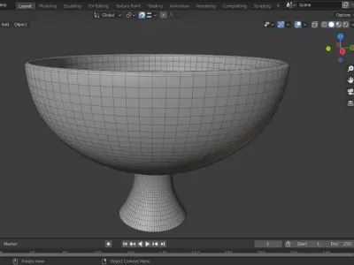 Clay Pot 3 Free 3D model