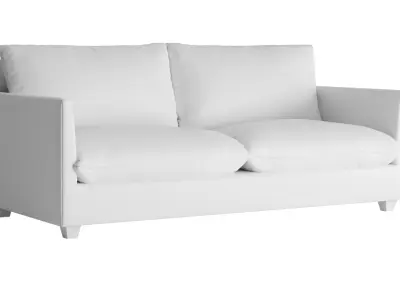 Melange Grey Sofa 3D model
