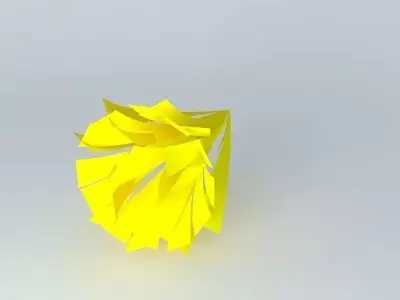 Golden flute Free 3D model